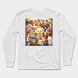 Animal Christmas Long Sleeve T-Shirt